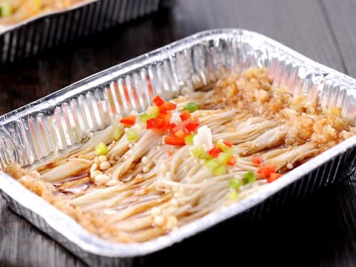 钢城锡纸烤金针菇
